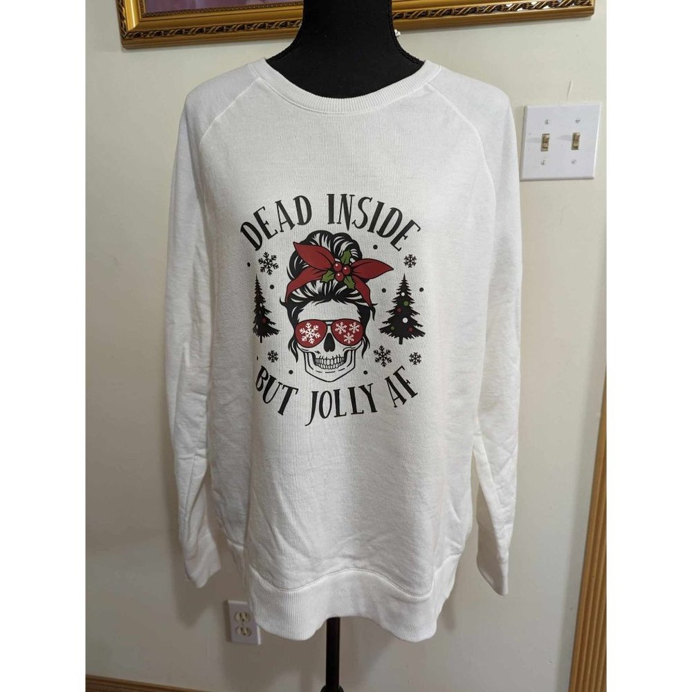 Custom Time & Tru Jolly AF Sweatshirt - Size XL